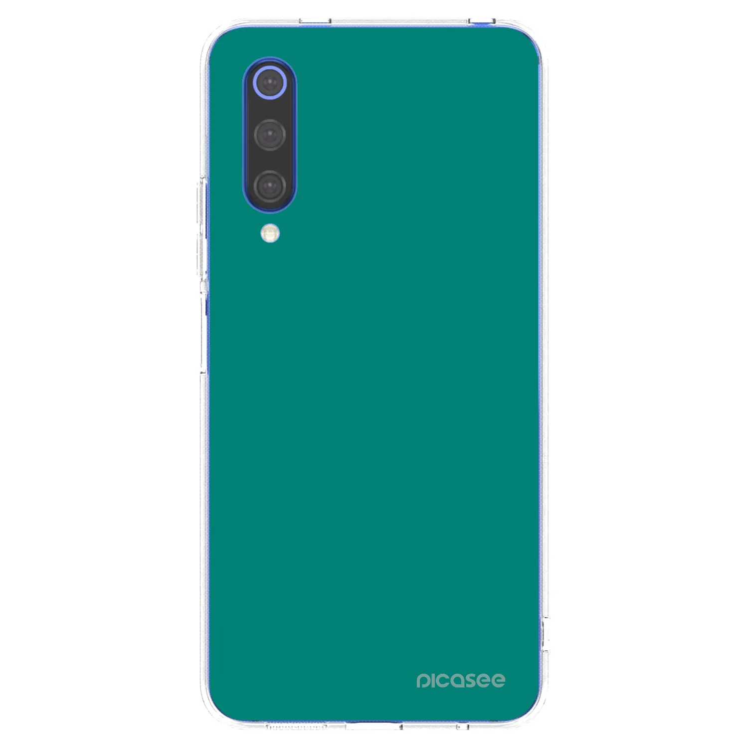 Picasee átlátszó szilikon tok az alábbi mobiltelefonokra Xiaomi Mi 9 SE - Emerald Mist