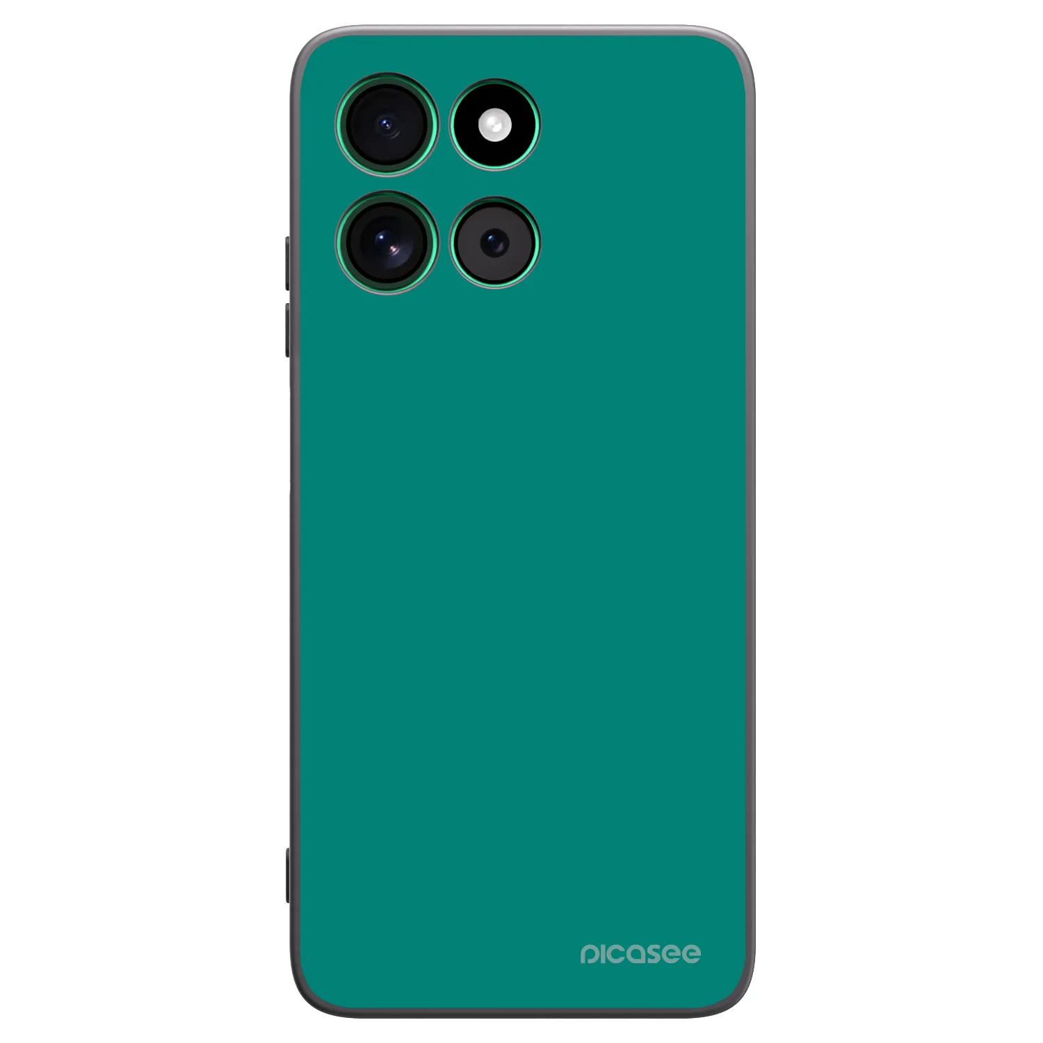 Picasee fekete szilikon tok az alábbi mobiltelefonokra Motorola Moto G57 Power - Emerald Mist