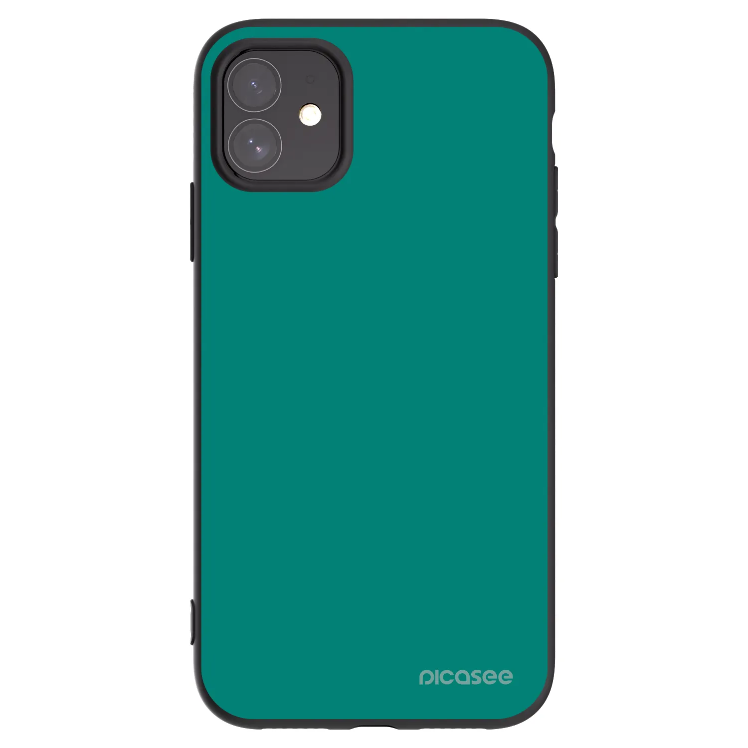 Picasee fekete szilikon tok az alábbi mobiltelefonokra Apple iPhone 11 - Emerald Mist