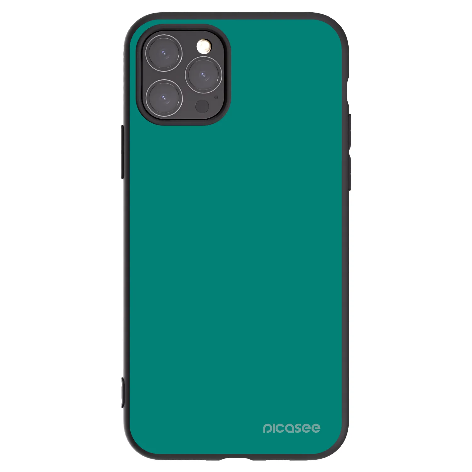 Picasee fekete szilikon tok az alábbi mobiltelefonokra Apple iPhone 11 Pro - Emerald Mist