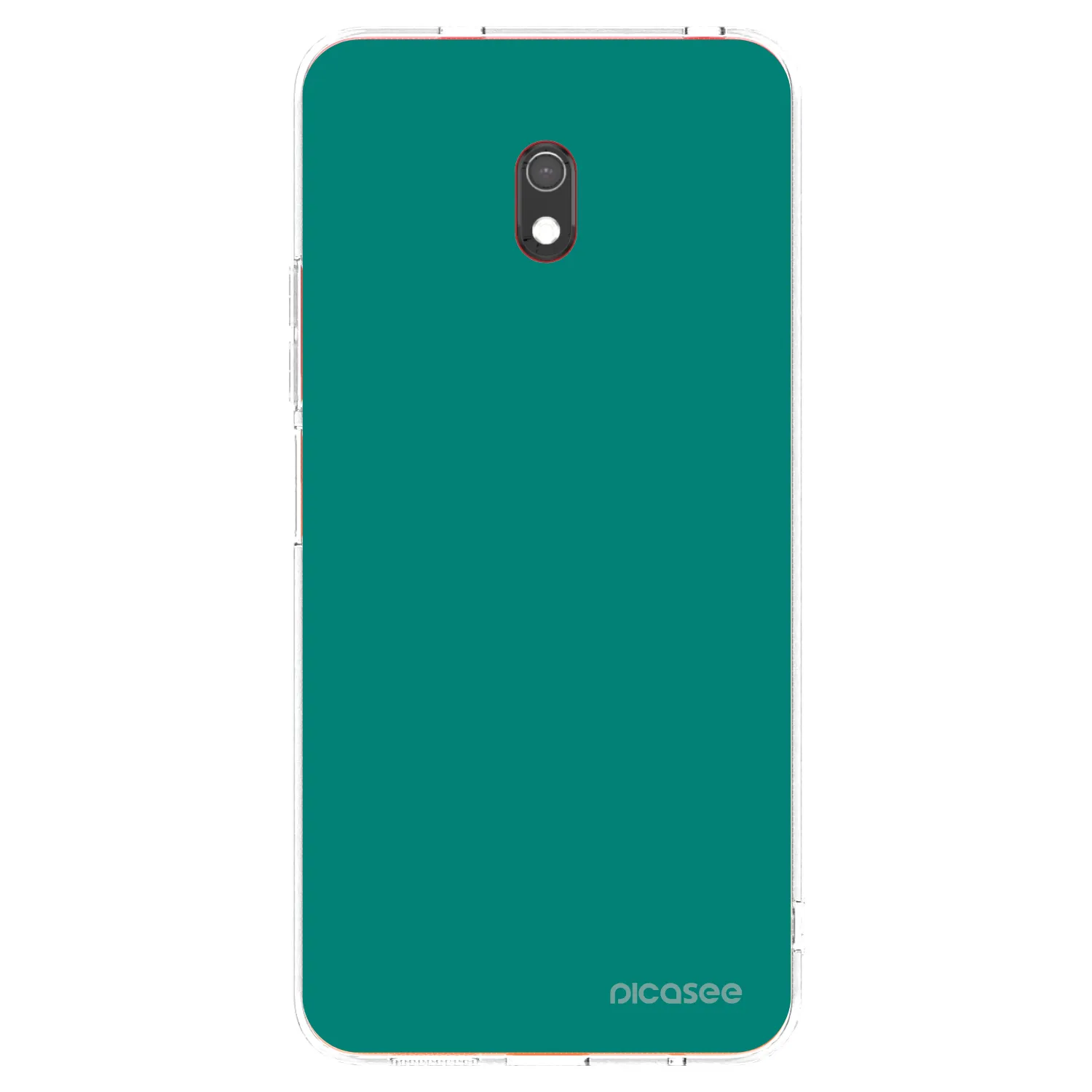 Picasee átlátszó szilikon tok az alábbi mobiltelefonokra Xiaomi Redmi 8A - Emerald Mist