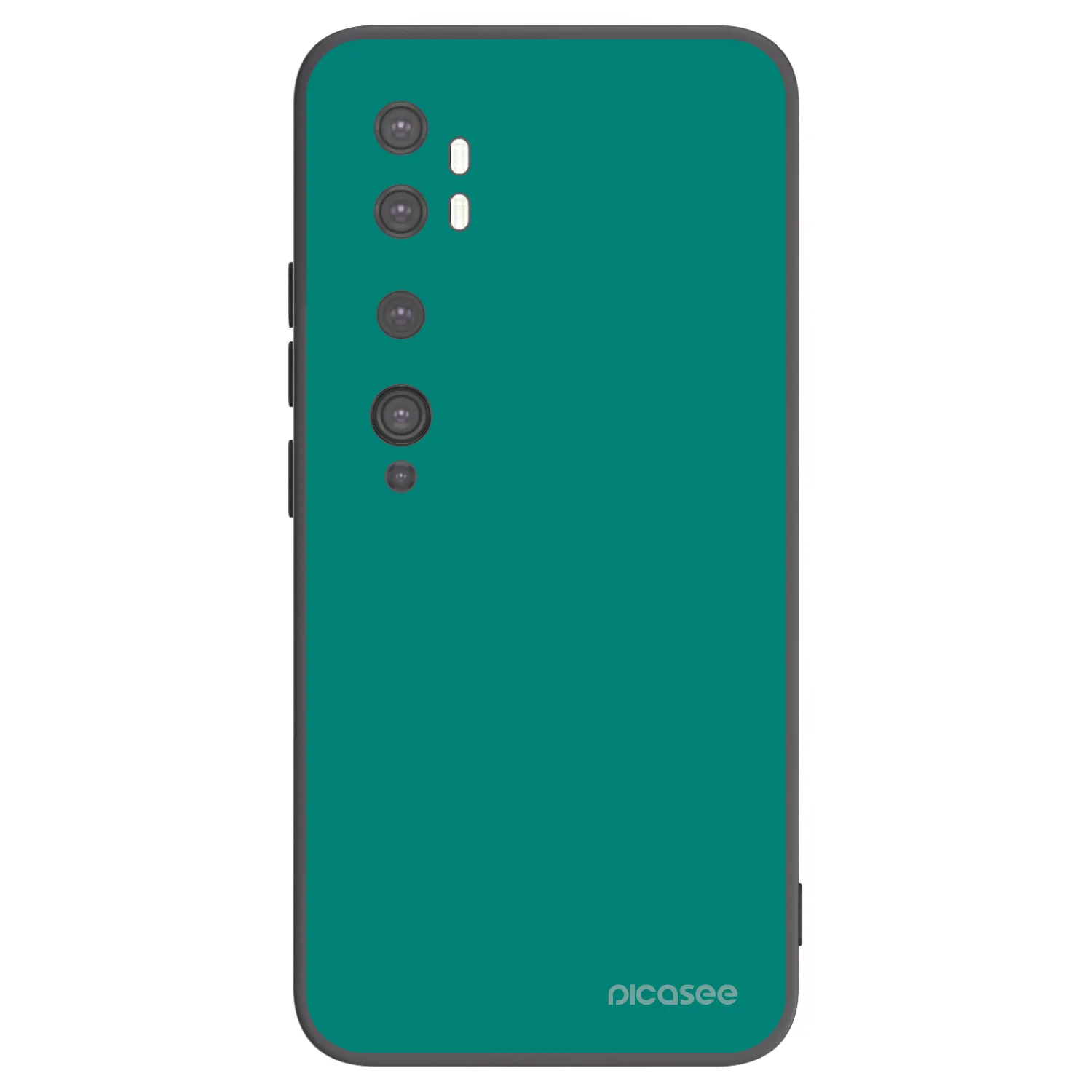 Picasee fekete szilikon tok az alábbi mobiltelefonokra Xiaomi Mi Note 10 (Pro) - Emerald Mist