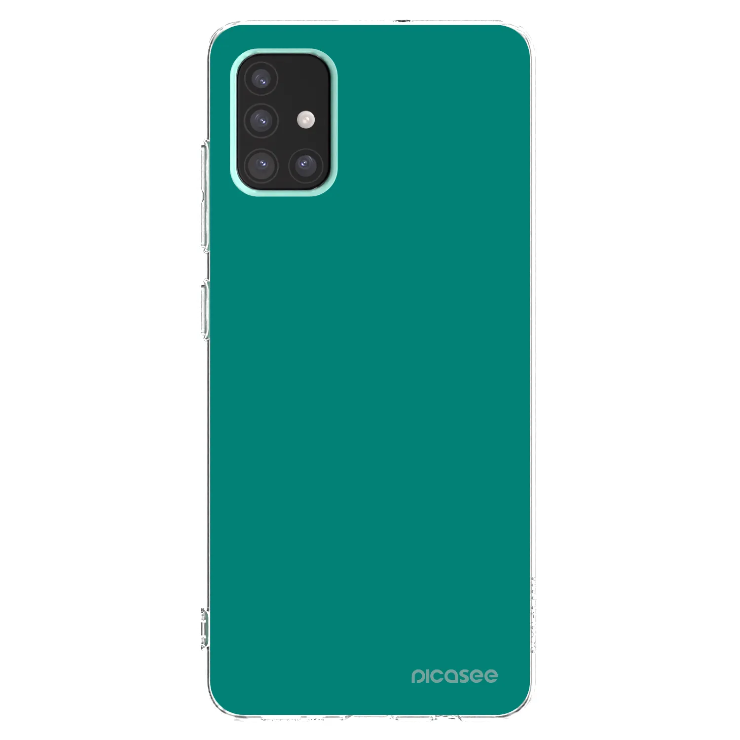 Picasee átlátszó szilikon tok az alábbi mobiltelefonokra Samsung Galaxy A51 A515F - Emerald Mist