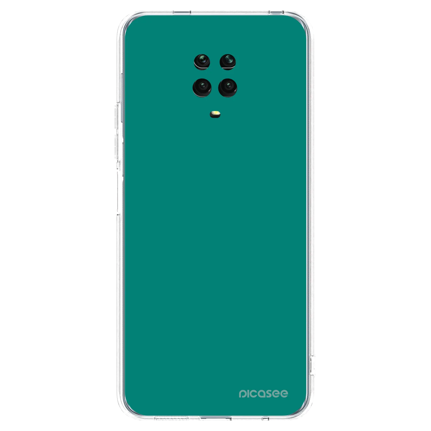 Picasee átlátszó szilikon tok az alábbi mobiltelefonokra Xiaomi Redmi Note 9 Pro - Emerald Mist