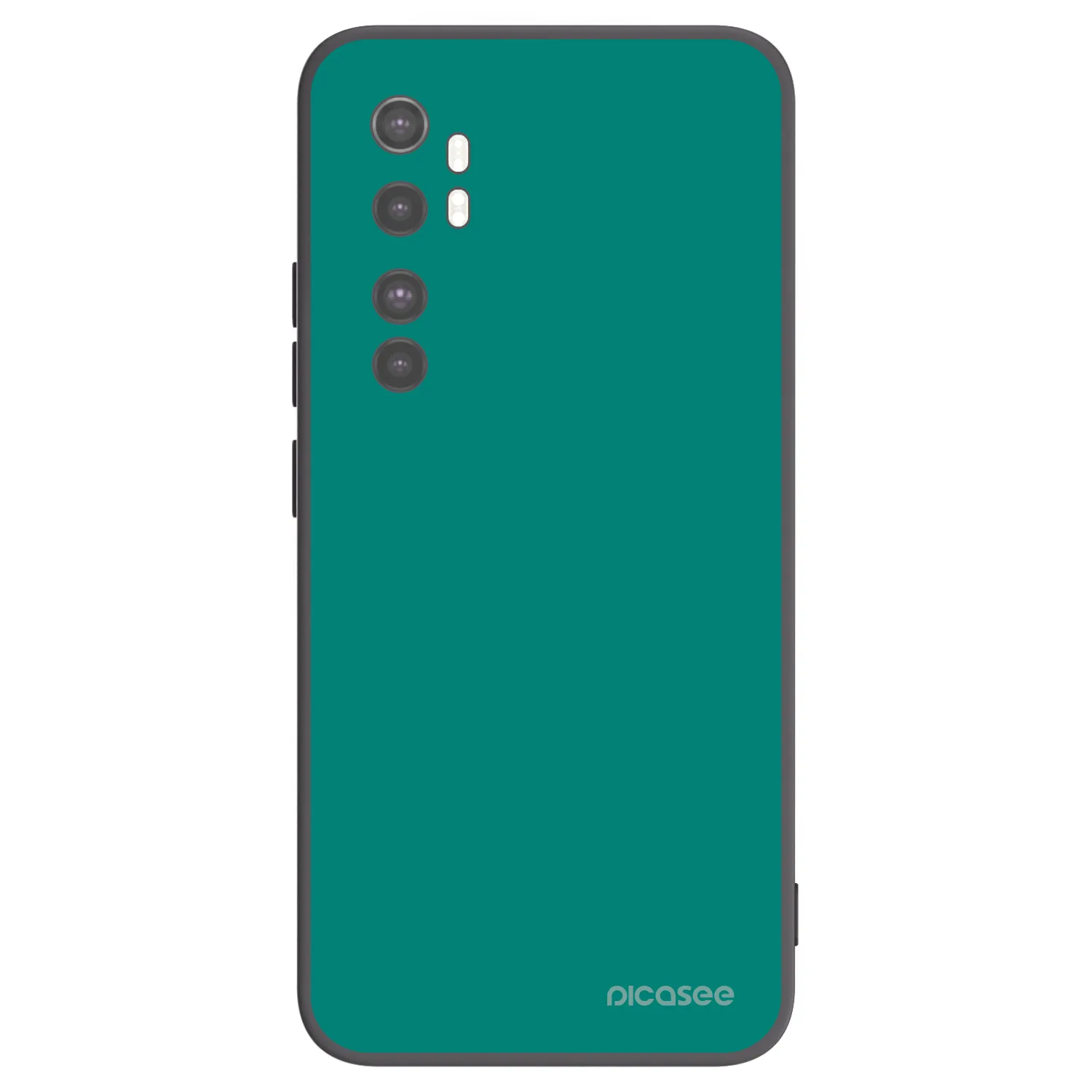 Picasee fekete szilikon tok az alábbi mobiltelefonokra Xiaomi Mi Note 10 Lite - Emerald Mist