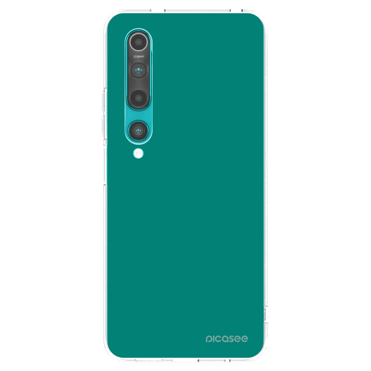 Picasee átlátszó szilikon tok az alábbi mobiltelefonokra Xiaomi Mi 10 - Emerald Mist