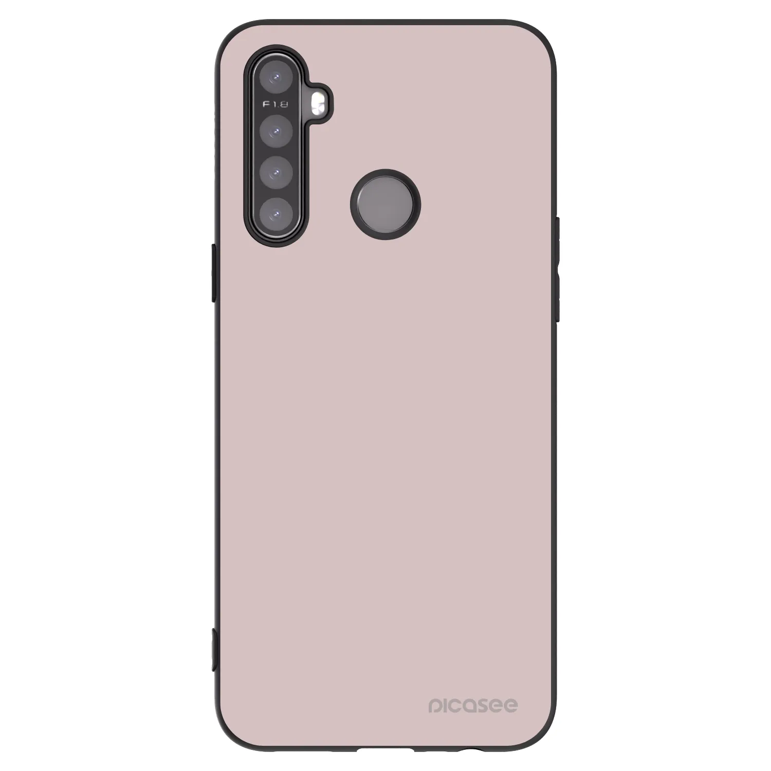 Picasee fekete szilikon tok az alábbi mobiltelefonokra Realme 5 - Fantasy Fade