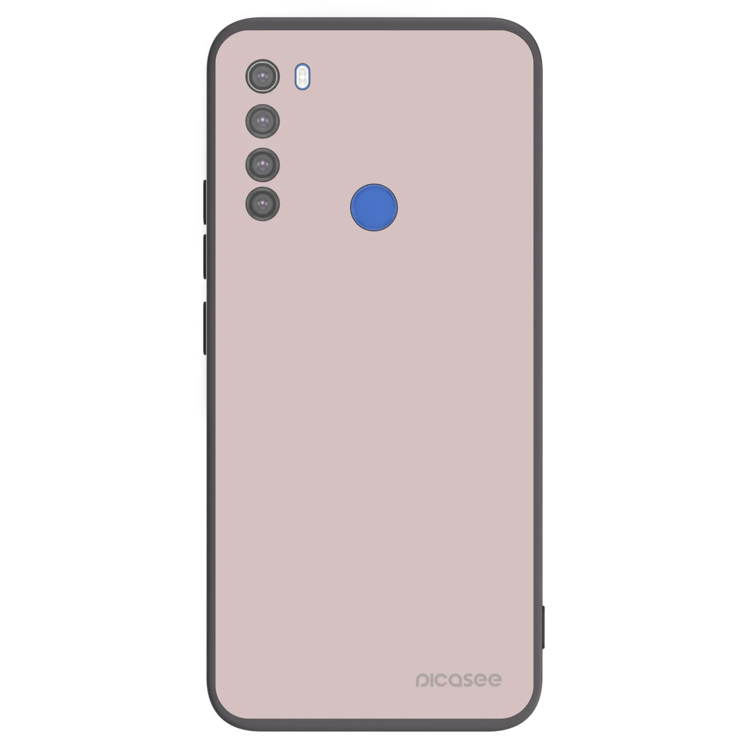 Picasee fekete szilikon tok az alábbi mobiltelefonokra Xiaomi Redmi Note 8T - Fantasy Fade