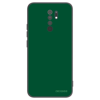 Picasee fekete szilikon tok az alábbi mobiltelefonokra Xiaomi Redmi 9 - Green Gleam