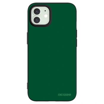 Picasee fekete szilikon tok az alábbi mobiltelefonokra Apple iPhone 12 Pro - Green Gleam