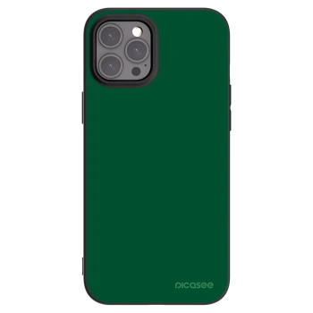 Picasee fekete szilikon tok az alábbi mobiltelefonokra Apple iPhone 12 Pro Max - Green Gleam