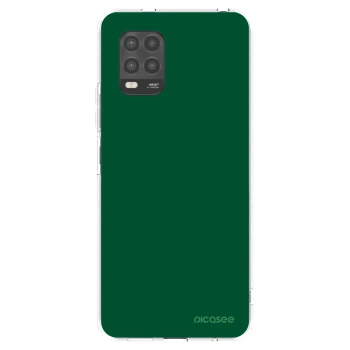 Picasee átlátszó szilikon tok az alábbi mobiltelefonokra Xiaomi Mi 10 Lite - Green Gleam
