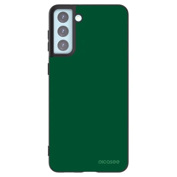 Picasee fekete szilikon tok az alábbi mobiltelefonokra Samsung Galaxy S21+ 5G G996F - Green Gleam