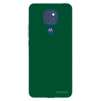 Picasee átlátszó szilikon tok az alábbi mobiltelefonokra Motorola Moto G9 Play - Green Gleam