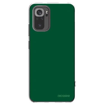 Picasee átlátszó szilikon tok az alábbi mobiltelefonokra Xiaomi Redmi Note 10 - Green Gleam