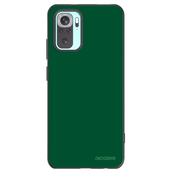 Picasee fekete szilikon tok az alábbi mobiltelefonokra Xiaomi Redmi Note 10 Pro - Green Gleam