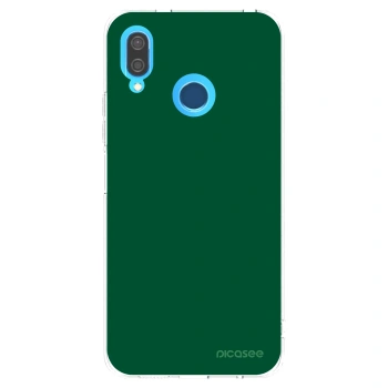 Picasee átlátszó szilikon tok az alábbi mobiltelefonokra Huawei P20 Lite - Green Gleam