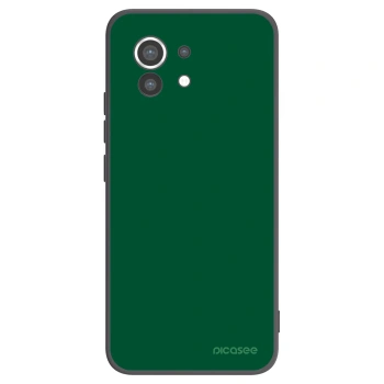 Picasee fekete szilikon tok az alábbi mobiltelefonokra Xiaomi Mi 11 - Green Gleam
