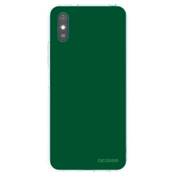 Picasee átlátszó szilikon tok az alábbi mobiltelefonokra Xiaomi Redmi 9AT - Green Gleam