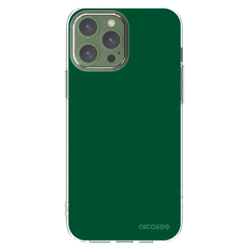 Picasee átlátszó szilikon tok az alábbi mobiltelefonokra Apple iPhone 13 Pro Max - Green Gleam