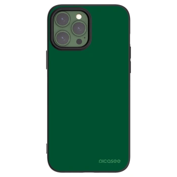 Picasee fekete szilikon tok az alábbi mobiltelefonokra Apple iPhone 13 Pro Max - Green Gleam