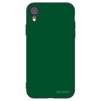 Picasee fekete szilikon tok az alábbi mobiltelefonokra Apple iPhone XR - Green Gleam