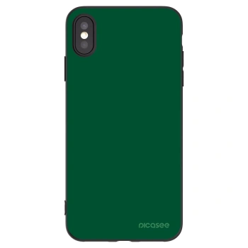 Picasee fekete szilikon tok az alábbi mobiltelefonokra Apple iPhone XS Max - Green Gleam