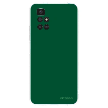 Picasee átlátszó szilikon tok az alábbi mobiltelefonokra Xiaomi Redmi 10 - Green Gleam