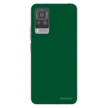 Picasee átlátszó szilikon tok az alábbi mobiltelefonokra Vivo X60 Pro 5G - Green Gleam