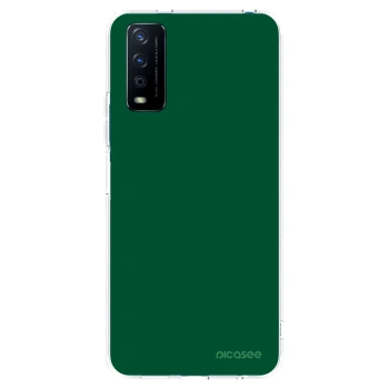 Picasee átlátszó szilikon tok az alábbi mobiltelefonokra Vivo Y11s - Green Gleam