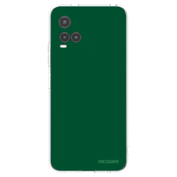Picasee átlátszó szilikon tok az alábbi mobiltelefonokra Vivo Y33s - Green Gleam