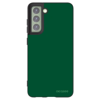 Picasee fekete szilikon tok az alábbi mobiltelefonokra Samsung Galaxy S21 FE 5G - Green Gleam