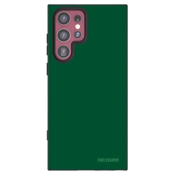 Picasee fekete szilikon tok az alábbi mobiltelefonokra Samsung Galaxy S22 Ultra 5G - Green Gleam