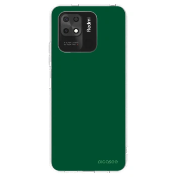 Picasee átlátszó szilikon tok az alábbi mobiltelefonokra Xiaomi Redmi 10C - Green Gleam