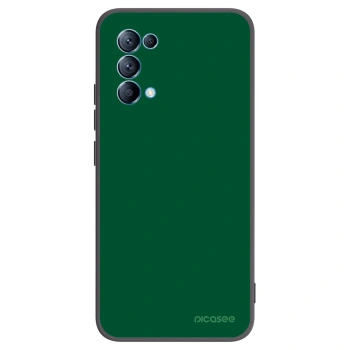 Picasee fekete szilikon tok az alábbi mobiltelefonokra OPPO Reno 5 5G - Green Gleam