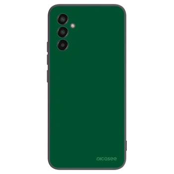 Picasee fekete szilikon tok az alábbi mobiltelefonokra Samsung Galaxy M13 M135F - Green Gleam