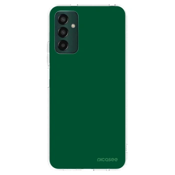 Picasee átlátszó szilikon tok az alábbi mobiltelefonokra Samsung Galaxy M13 M135F - Green Gleam