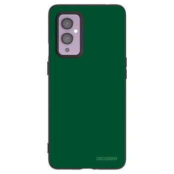 Picasee fekete szilikon tok az alábbi mobiltelefonokra OnePlus 9 - Green Gleam