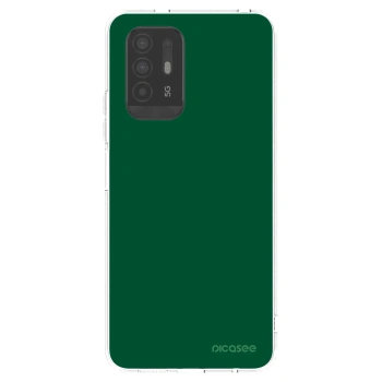 Picasee átlátszó szilikon tok az alábbi mobiltelefonokra OPPO A94 5G - Green Gleam