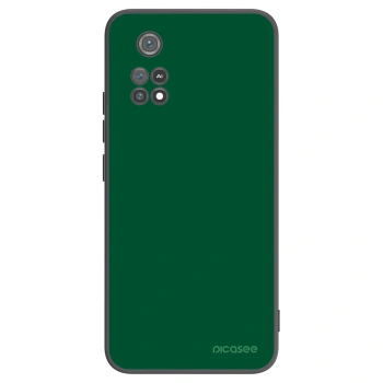 Picasee fekete szilikon tok az alábbi mobiltelefonokra Xiaomi Poco M4 Pro - Green Gleam