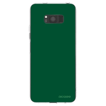 Picasee átlátszó szilikon tok az alábbi mobiltelefonokra Samsung Galaxy S8 G950F - Green Gleam