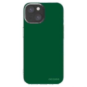 Picasee átlátszó szilikon tok az alábbi mobiltelefonokra Apple iPhone 15 - Green Gleam