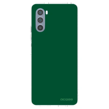 Picasee átlátszó szilikon tok az alábbi mobiltelefonokra Motorola Moto G62 - Green Gleam