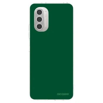 Picasee átlátszó szilikon tok az alábbi mobiltelefonokra Motorola Moto G51 - Green Gleam