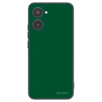 Picasee fekete szilikon tok az alábbi mobiltelefonokra Realme 10 4G - Green Gleam