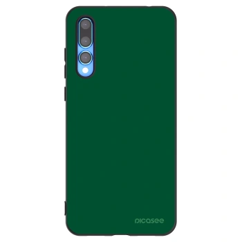 Picasee fekete szilikon tok az alábbi mobiltelefonokra Huawei P20 Pro - Green Gleam