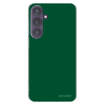 Picasee átlátszó szilikon tok az alábbi mobiltelefonokra Samsung Galaxy S24+ S926B 5G - Green Gleam