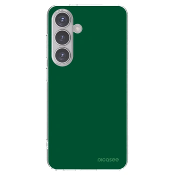 Picasee átlátszó szilikon tok az alábbi mobiltelefonokra Samsung Galaxy S24 S921B 5G - Green Gleam