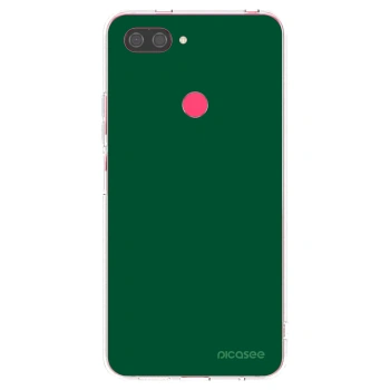 Picasee átlátszó szilikon tok az alábbi mobiltelefonokra Xiaomi Mi 8 Lite - Green Gleam