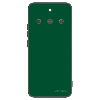 Picasee fekete szilikon tok az alábbi mobiltelefonokra Realme 11 Pro+ - Green Gleam